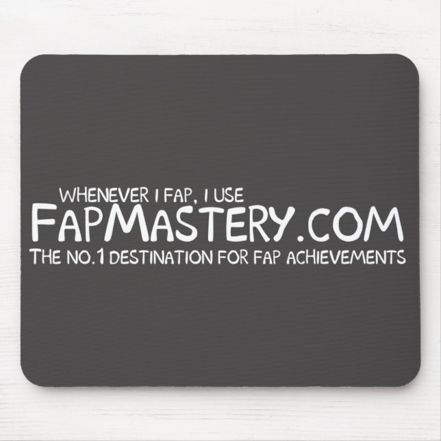 FapMastery.com Mousepad Musmatta (Framsidan)