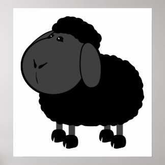 FÅR-312776 ,BLACK SHEEP OF THE FAMILY, TECKNAD C POSTER