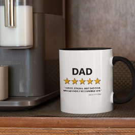 Far 5 Star-klassificering | Bästa Pappa någonsin Mugg