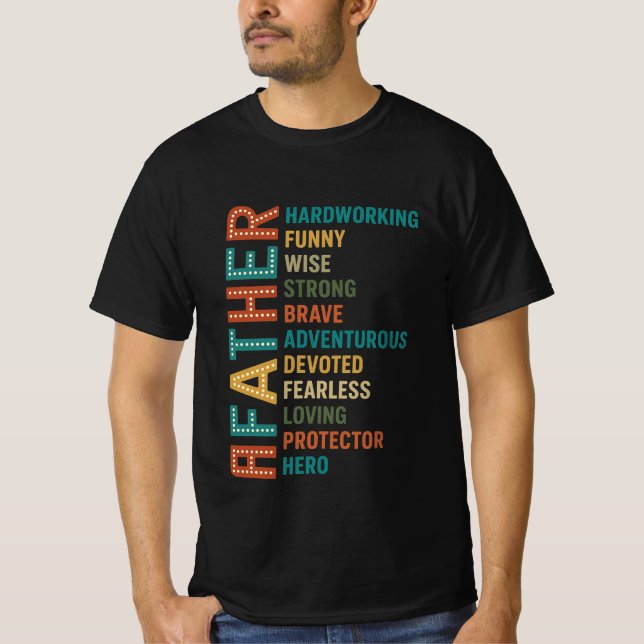Far Acronym Shirt | Retro fet text T Shirt (Framsida)