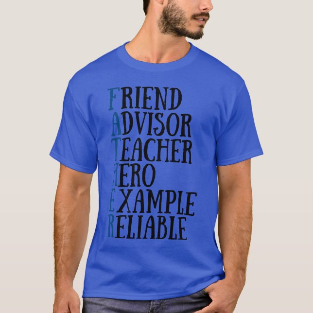 Far Acronym-vän T Shirt (Framsida)