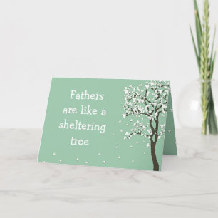 Far är som ett skydd för träd ~ Card Pappa Kort