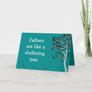 Far är som ett skydd för träd ~ Card Pappa Kort