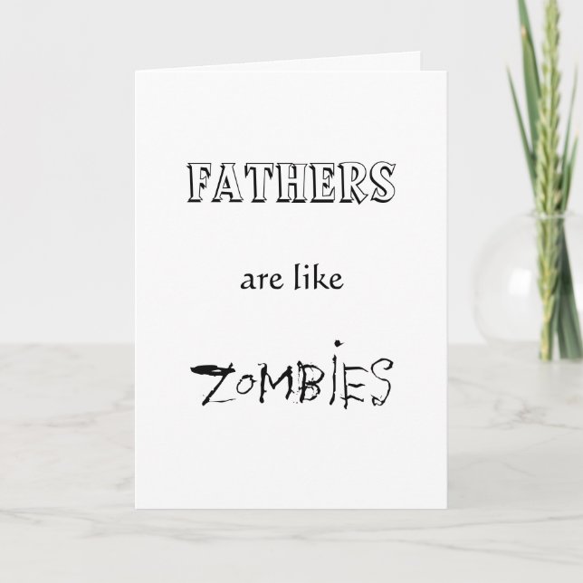 FAR ÄR SOM ZOMBIES KORT (Framsida)