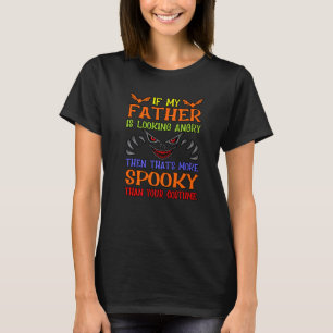Far är Tittar Arg Spooky Halloween Ghost Gra T Shirt