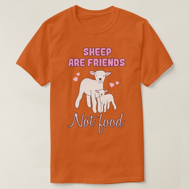 Får är vänner t shirt (Design framsida)