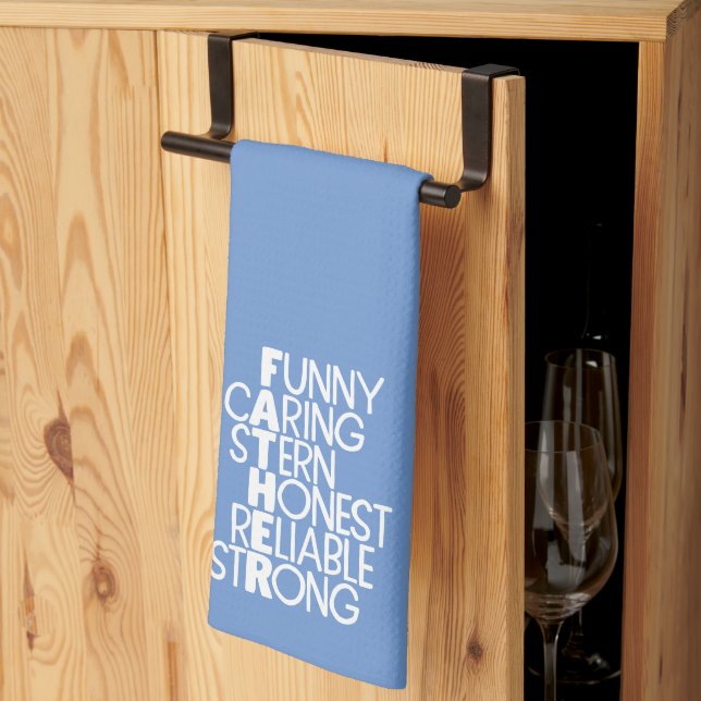 Far Attribut Crossword Art Kökshandduk (Thirds Fold)