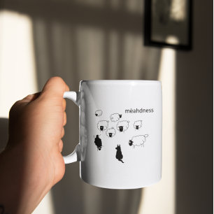 Får av betesdjur med handstativ kaffemugg