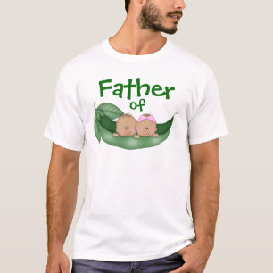 Far av blandade Twillingar (mörk skin) Tee Shirt