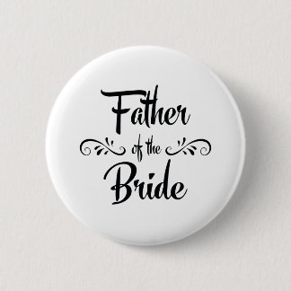 Far av den roliga repetition middag för brud knapp