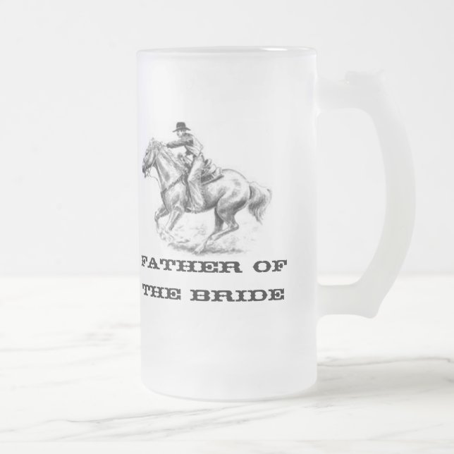 Far av det westerna frostat för brud ölglas (Höger)