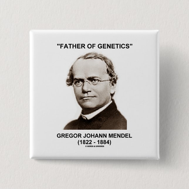 Far av genetik Gregor Johann Mendel Knapp (Framsida)