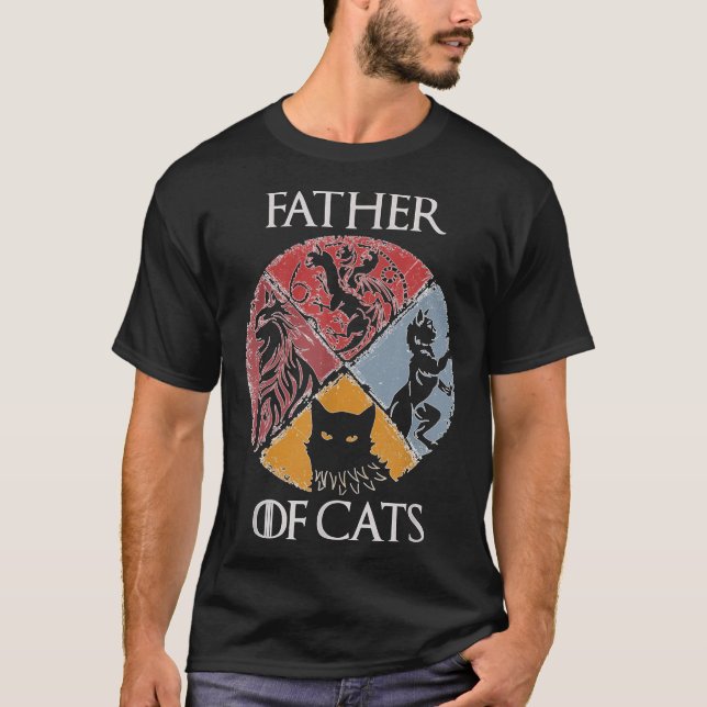 Far av katter t shirt (Framsida)