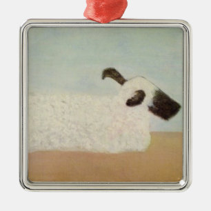 Får (av Milton Avery) Keramisk Juldekoration