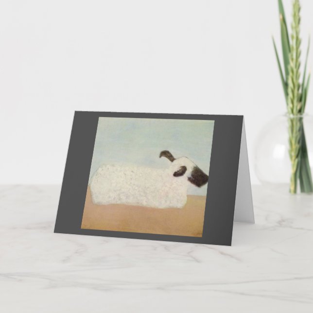 Får (av Milton Avery) Kort (Framsida)