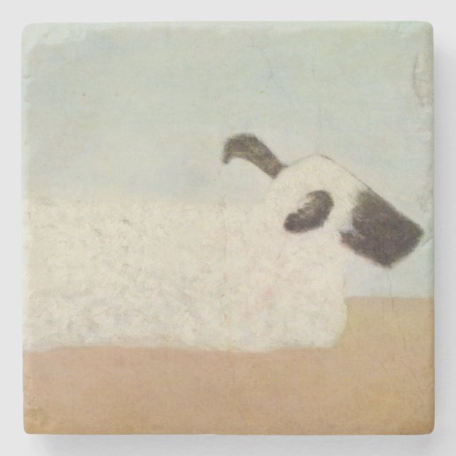 Får (av Milton Avery) Stenunderlägg (Framsidan)