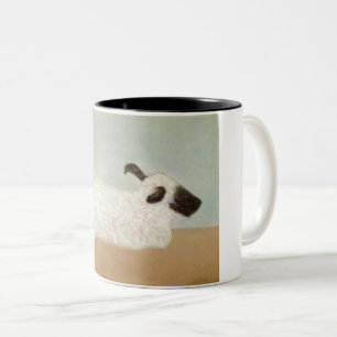 Får (av Milton Avery) Tvåtons kaffemugg