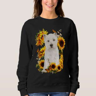 Far av solrosolja Väster Highland White Hund Mamma T Shirt