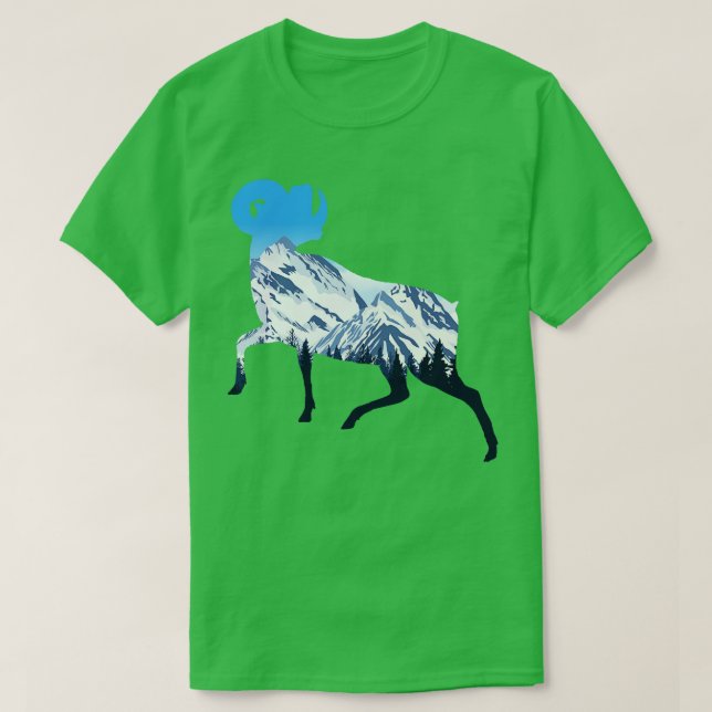 Får av stora horn t shirt (Design framsida)
