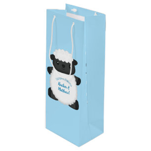 Får Baby Shower Farm Blue Boy