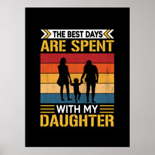 Far bästa dagar tillbringas med döttrar poster