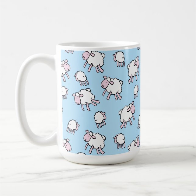 Får Blue Kaffemugg (Vänster)