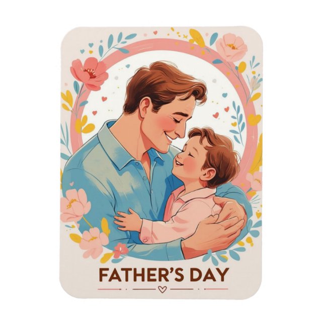 Far dag - höst och uppskattning magnet (Vertikal)