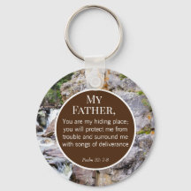 Far Dag Ideas Church Bible Verse Keychain