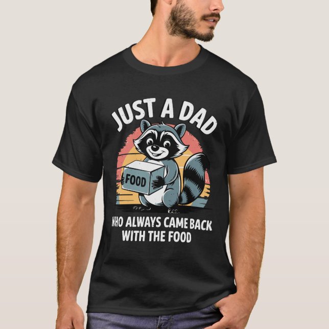 Far dag skämtar om Pappor som föder upp mat T Shirt (Framsida)