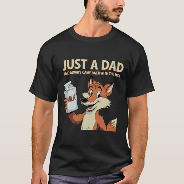 Far dag skämtar om Pappor som kommer tillbaka Mjöl T Shirt (Framsida)