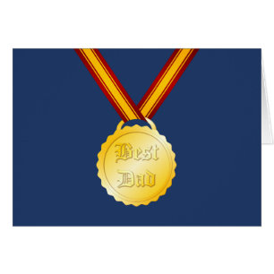 Far-dagen för Pappa-medaljen Hälsningskort