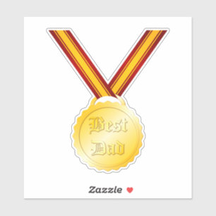 Far-dagen för Pappa-medaljen Klistermärken