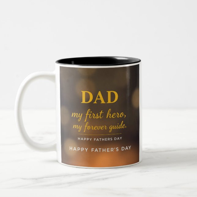 Far-dagen Mugg - Pappa, du är min första hjälte (Vänster)
