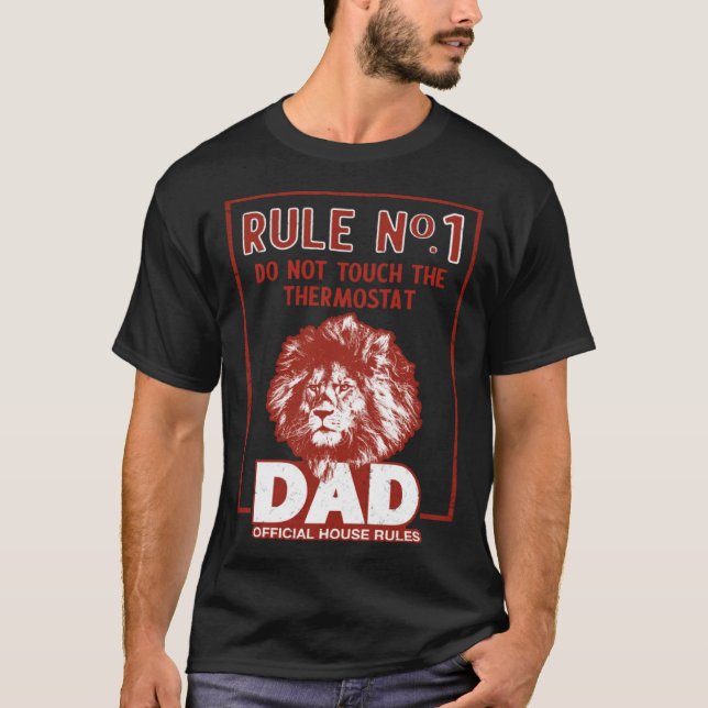 Far-dagen och termostatdagen t shirt (Framsida)
