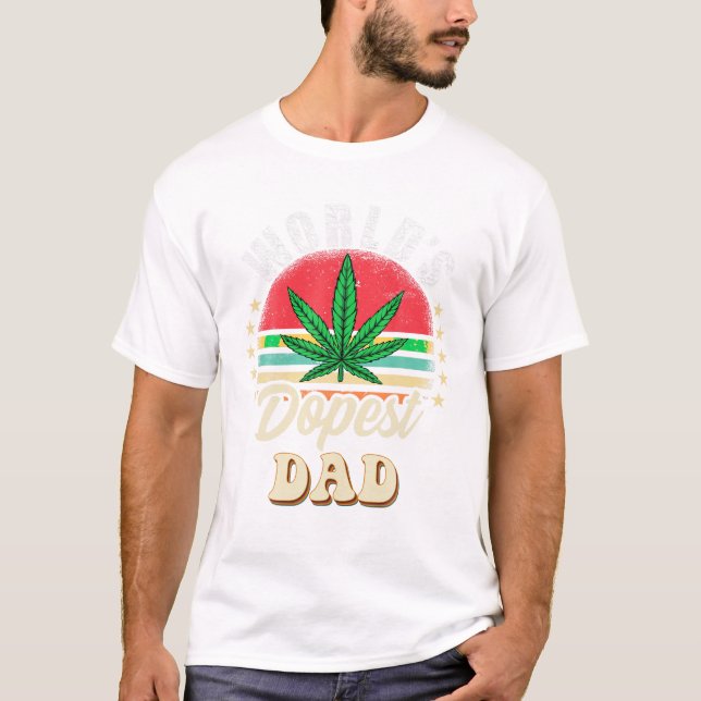 Far-dagen Ogräs Pappa T Shirt (Framsida)
