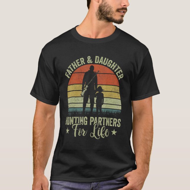 Far Daughhuntpartner för livjakt D T Shirt (Framsida)