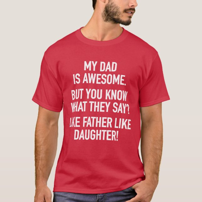 Far Daughn OffSpring oddler Doaughgirl T Shirt (Framsida)