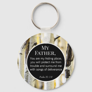 Far Day Themes Church Bible Verse Keychain Nyckelring