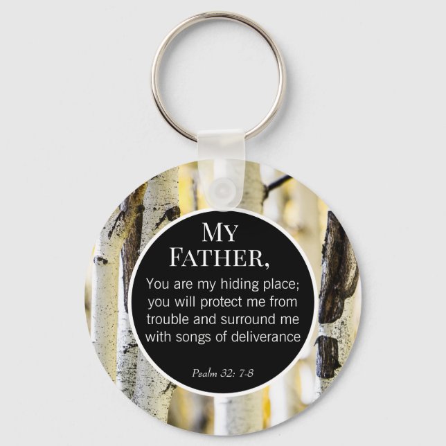 Far Day Themes Church Bible Verse Keychain Nyckelring (Framsida)