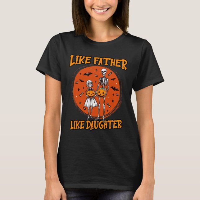 Far Ddotter Matching Halloween Costume T Shirt (Framsida)