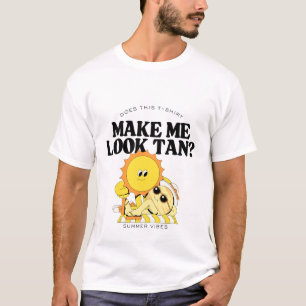 Får den här t-shirt mig att se ut som en solbränna