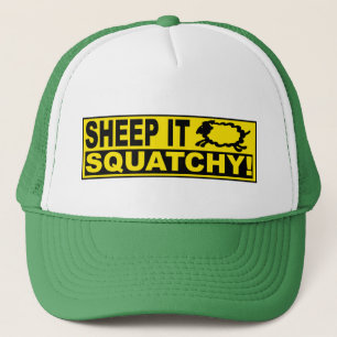 FÅR DET SQUATCHY! Monstergåtor SHEEPSQUATCH Truckerkeps