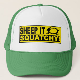 FÅR DET SQUATCHY! Monstergåtor SHEEPSQUATCH Truckerkeps