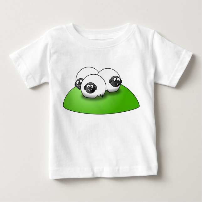 Får, djur, boskap t shirt (Framsida)