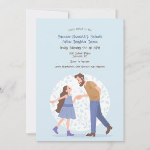 Far Dotter Dance Inbjudningar
