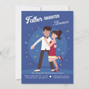 Far Dotter Dance Inbjudningar