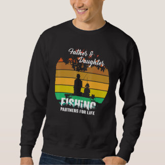 Far Dotter Fishpartner for Life Retro Mat Lång Ärmad Tröja