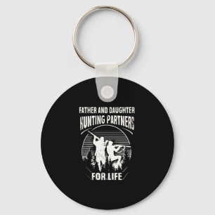 Far Dotter Hunting Partners for Life Gift Nyckelring