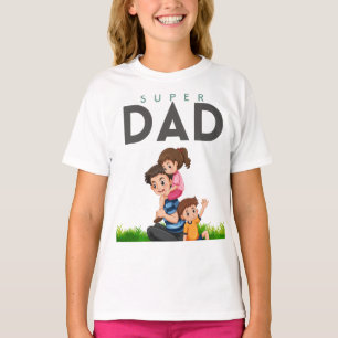 Far-Dotter Kärlek T-Shirt for Women - Celebrate