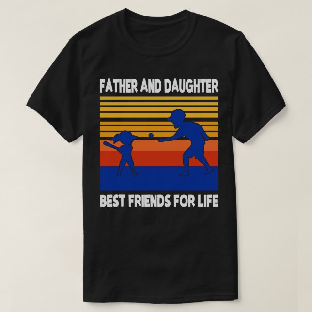 Far Dotter spelar baskiska tillsammans bästa fre T Shirt (Design framsida)